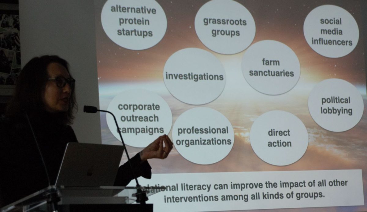 Dr Macarena Joy made  us more effective: How many things activist workshops can give – even to non-activists